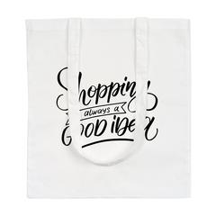 Vue Shoppy Colour Bag sac (135 g/m²) shopping de couleur blanc| Krokrodeal