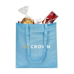 Vue Shoppy Colour Bag sac (135 g/m²) shopping de couleur bleu| Krokrodeal
