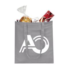 Vue Shoppy Colour Bag sac (135 g/m²) shopping de couleur gris| Krokrodeal