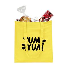 Vue Shoppy Colour Bag sac (135 g/m²) shopping de couleur jaune| Krokrodeal