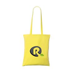 Vue Shoppy Colour Bag sac (135 g/m²) shopping de couleur jaune| Krokrodeal
