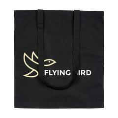 Vue Shoppy Colour Bag sac (135 g/m²) shopping de couleur noir| Krokrodeal