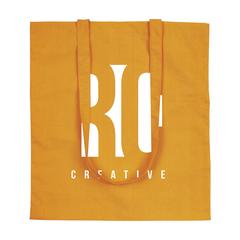 Vue Shoppy Colour Bag sac (135 g/m²) shopping de couleur orange| Krokrodeal