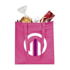 Vue Shoppy Colour Bag sac (135 g/m²) shopping de couleur rose| Krokrodeal