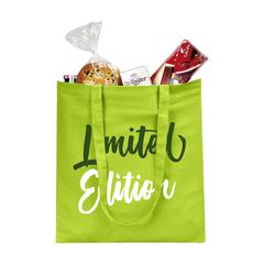 Vue Shoppy Colour Bag sac (135 g/m²) shopping de couleur vert| Krokrodeal