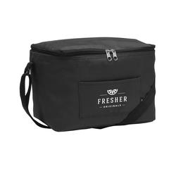 Vue Zembla RPET sac isotherme de couleur noir| Krokrodeal