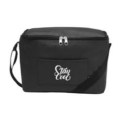 Vue Zembla RPET sac isotherme de couleur noir| Krokrodeal