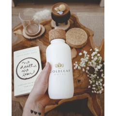 Vue EcoBottle 650 ml d'origine végétale - fabriquée en EU de couleur blanc| Krokrodeal