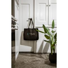 Vue ECO Shopper Organic Cotton (180 g/m²) sac shopping de couleur noir| Krokrodeal