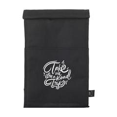 Vue Be Cool GRS RPET Lunchbag sac repas de couleur noir| Krokrodeal