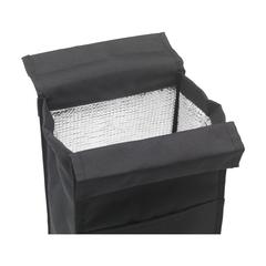 Vue Be Cool GRS RPET Lunchbag sac repas de couleur noir| Krokrodeal