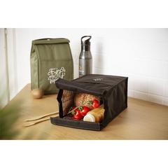 Vue Be Cool GRS RPET Lunchbag sac repas de couleur noir| Krokrodeal