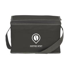 Vue Keep-it-Cool GRS RPET glacière de couleur noir| Krokrodeal