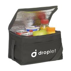 Vue Keep-it-Cool GRS RPET glacière de couleur noir| Krokrodeal