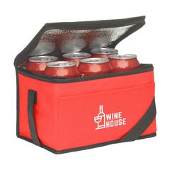 Vue Keep-it-Cool GRS RPET glacière de couleur rouge| Krokrodeal