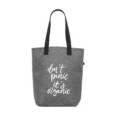 Vue Feltro XL RPET Shopper sac shopping de couleur gris| Krokrodeal