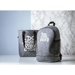Vue Feltro XL RPET Shopper sac shopping de couleur gris| Krokrodeal