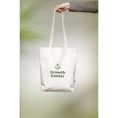 Vue Recycled Canvas Bag Natural de couleur beige| Krokrodeal