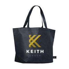 Vue Royal RPET Shopper sac de couleur noir| Krokrodeal