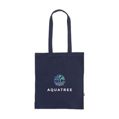 Vue Solid Bag Colour GRS Recycled Canvas (340 g/m²) sac de couleur bleu| Krokrodeal