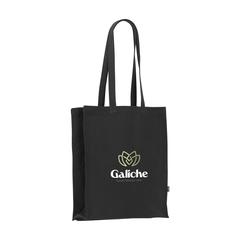 Vue Solid Bag Colour GRS Recycled Canvas (340 g/m²) sac de couleur noir| Krokrodeal