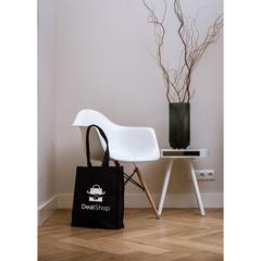 Vue Solid Bag Colour GRS Recycled Canvas (340 g/m²) sac de couleur noir| Krokrodeal