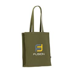 Vue Solid Bag Colour GRS Recycled Canvas (340 g/m²) sac de couleur vert| Krokrodeal