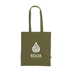 Vue Solid Bag Colour GRS Recycled Canvas (340 g/m²) sac de couleur vert| Krokrodeal