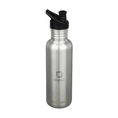 Vue Klean Kanteen Classic Recycled Water Bottle 800 ml de couleur gris| Krokrodeal
