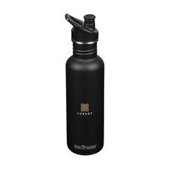 Vue Klean Kanteen Classic Recycled Water Bottle 800 ml de couleur noir| Krokrodeal