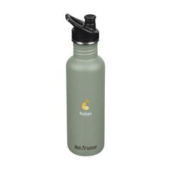 Vue Klean Kanteen Classic Recycled Water Bottle 800 ml de couleur vert| Krokrodeal