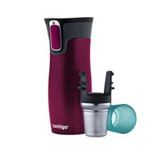 Vue Contigo® TEA Infuseur à thé de couleur gris| Krokrodeal