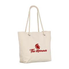 Vue Michelle (340 g/m²) sac de plage de couleur blanc| Krokrodeal
