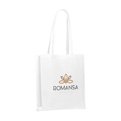 Vue Colour Square Bag GRS Recycled Cotton (150 g/m²) sac de couleur blanc| Krokrodeal