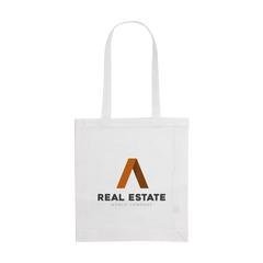 Vue Colour Square Bag GRS Recycled Cotton (150 g/m²) sac de couleur blanc| Krokrodeal