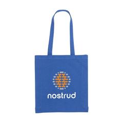 Vue Colour Square Bag GRS Recycled Cotton (150 g/m²) sac de couleur bleu| Krokrodeal