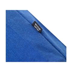 Vue Colour Square Bag GRS Recycled Cotton (150 g/m²) sac de couleur bleu| Krokrodeal
