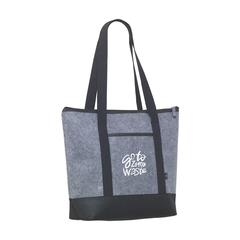 Vue Feltro RPET CoolShopper sac de courses/sac isotherme de couleur gris| Krokrodeal