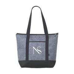 Vue Feltro RPET CoolShopper sac de courses/sac isotherme de couleur gris| Krokrodeal