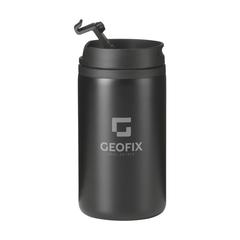 Vue Thermo Can RCS Recycled Steel 300 ml gobelet iso de couleur noir| Krokrodeal