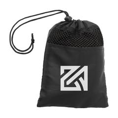Vue Quick Dry Sports/Travel Towel serviette de sport de couleur noir| Krokrodeal