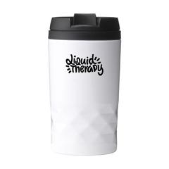 Vue Graphic Mini Mug RCS Recycled Steel 250 ml gobelet iso de couleur blanc| Krokrodeal