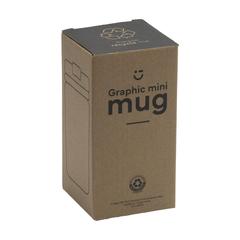 Vue Graphic Mini Mug RCS Recycled Steel 250 ml gobelet iso de couleur blanc| Krokrodeal