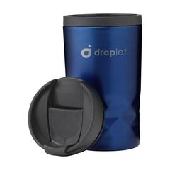 Vue Graphic Mini Mug RCS Recycled Steel 250 ml gobelet iso de couleur bleu| Krokrodeal