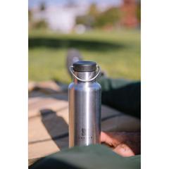 Vue Klean Kanteen Classic Recycled Insulated Bottle 592 ml de couleur gris| Krokrodeal
