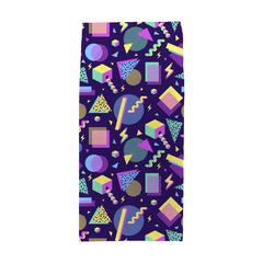 Vue Bandana tour de cou avec marquage sur toute la surface de couleur -| Krokrodeal