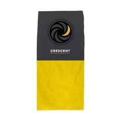 Vue Bandana Fleece tour de cou multifonctions de couleur jaune| Krokrodeal