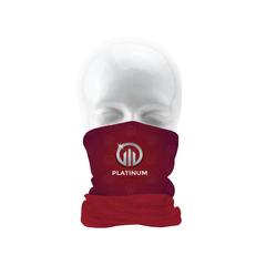 Vue Bandana Fleece tour de cou multifonctions de couleur rouge| Krokrodeal