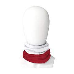 Vue Bandana Fleece tour de cou multifonctions de couleur rouge| Krokrodeal