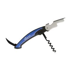 Vue Stylo Vino ouvre-bouteille de couleur bleu| Krokrodeal
